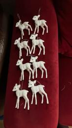 8 hertjes reeen bambi voor in de kerstboom versieringen, Diversen, Kerst, Ophalen of Verzenden, Gebruikt