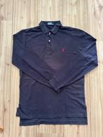 Donkerblauwe Ralph Lauren overhemd maat S, Blauw, Halswijdte 38 (S) of kleiner, Ralph Lauren, Ophalen of Verzenden