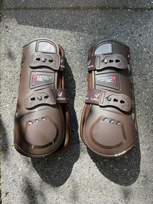 Lemieux impact responsive peesbeschermers bruin, Dieren en Toebehoren, Paarden en Pony's | Beschermers, Nieuw, Springen, Ophalen of Verzenden