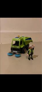 Playmobil Veegwagen met Figuur, Kinderen en Baby's, Speelgoed | Playmobil, Ophalen of Verzenden, Zo goed als nieuw