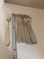 Wellner Verzilverde Visvorken (12 stuks), Huis en Inrichting, Keuken | Bestek, Ophalen of Verzenden, Gebruikt, Zilver, Los bestek