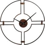 PTMD Mallis Ronde Wandklok 60,5 x 3 x 60,5 cm  Nieuw in Doos, Info@ptmd.nl, Nieuw, Ophalen of Verzenden, PTMD