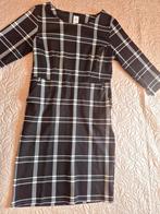 ICHI Jurk Zwart/Wit Ruit Maat L, ICHI, Zwart, Maat 42/44 (L), Ophalen of Verzenden