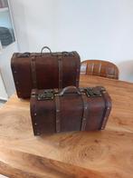 Vintage koffertjes hout, Ophalen, Zo goed als nieuw, Minder dan 35 cm, Minder dan 50 cm