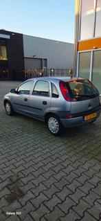 Opel Corsa 1.2 16V 5D 2003 Grijs, Auto's, Voorwielaandrijving, 450 kg, 74 pk, Elektrische ramen