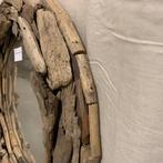 Spiegel – driftwood - drijfhout – rond 60 cm - Bij TTM Wonen, TTM Wonen, Meubels – (Perzische) Tapijten en Woonaccessoires, Rond