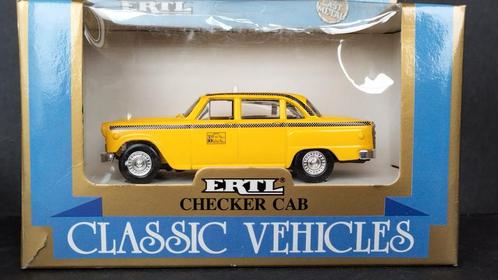 Checker Cab Taxi New York 1:43 Ertl American Classic Pol, Hobby en Vrije tijd, Modelauto's | 1:43, Zo goed als nieuw, Verzenden