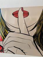 Pop Art print Ssshh van Ikea , jaren 90, Huis en Inrichting, Gebruikt, Ikea, Ophalen of Verzenden, Print