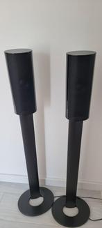 Harman Kardon sat TS60 speakers + stands, Audio, Tv en Foto, Luidsprekers, Gebruikt, 60 tot 120 watt, Front, Rear of Stereo speakers