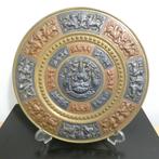 Tanjore artware - wandbord messing [1413], Antiek en Kunst, Antiek | Koper en Brons, Ophalen