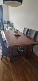 Dining table with 4 chairs, Huis en Inrichting, Complete eetkamers, 4 tot 6 stoelen, Gebruikt, Ophalen of Verzenden