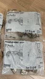 Ikea komplement 160 graden, Doe-het-zelf en Verbouw, Hang- en Sluitwerk, Verzenden, Zo goed als nieuw, Rvs, Overige typen