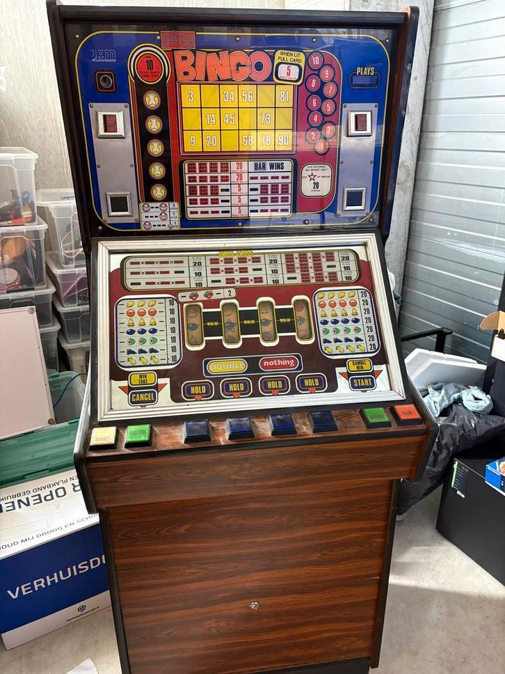 JPM Play Bingo fruitautomaat 1974 - Werkend!, Verzamelen, Automaten | Flipperkasten, Gebruikt, Mechanisch, Overige typen, Overige merken