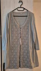 Grijze tuniek maat 52 - Zo goed als nieuw!, Kleding | Dames, Grote Maten, Ophalen of Verzenden, Zo goed als nieuw, Grijs, Blouse of Tuniek