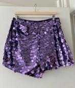 Loavies Pailetten Skort, Kleding | Dames, Rokken, Paars, Maat 46/48 (XL) of groter, Ophalen of Verzenden, Zo goed als nieuw