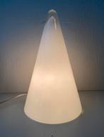 Teepee cone lamp van glas , SCE France, Gebruikt, Jaren 80, Ophalen of Verzenden, Glas