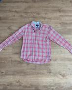 Geruit heren overhemd van Fynch Hatton maat L, Ophalen of Verzenden, Zo goed als nieuw, Halswijdte 41/42 (L), Roze
