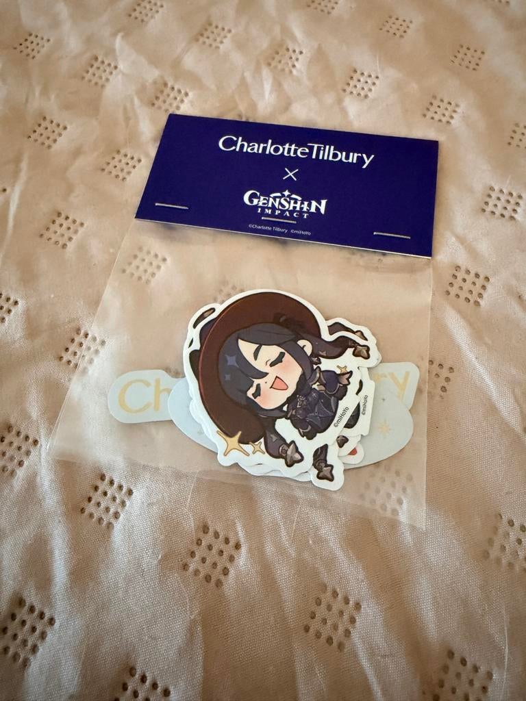 Charlotte Tilbury x Genshin Impact Stickers, Ophalen of Verzenden, Nieuw, Overige typen
