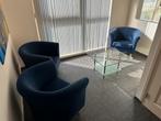 Blauwe fauteuils (3 stuks), Ophalen, Gebruikt, Drie, Blauw