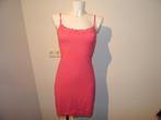 Skims fucia roze stretch tuniek jurkje afwerking met kant L, Skims, Verzenden, Maat 42/44 (L), Roze
