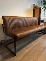 Eetkamerbank met 3 stoelen - Stijlvol en comfortabel, Ophalen, Gebruikt, Industrieel/modern, 4 tot 6 stoelen