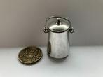 Zilveren miniatuur doofpot, zilversmid Niekerk, Verzenden, Zilver