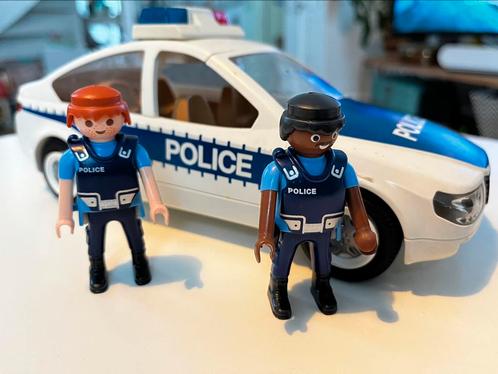 Playmobil 5184 politie auto met poppetjes police zwaailicht, Kinderen en Baby's, Speelgoed | Playmobil, Zo goed als nieuw, Ophalen of Verzenden