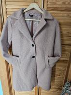 Oudroze Teddy Jas / Mantel - maat M, Ophalen of Verzenden, Zo goed als nieuw, Maat 38/40 (M), Roze