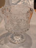 Bohemen Kristal Bonbonschaal Bloemmotief, Antiek en Kunst, Antiek | Glas en Kristal, Ophalen of Verzenden