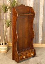 Oud houten geweerrek vijf geweren - wapenrek met twee lades, Verzamelen, Ophalen, --, Overige gebieden, Overige typen