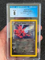 Pokémon CGC 8 Dark Scizor Holo #9 Neo Destiny series, Ophalen of Verzenden, Zo goed als nieuw, Losse kaart, Foil