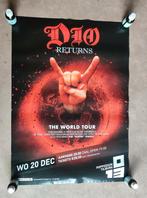 Dio returns concert poster Tilburg hardrock geen lp mancave, Ophalen of Verzenden, Gebruikt, Deurposter of groter, Film en Tv