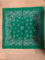 Groene bandana / hoofddoek / sjaaltje, Ophalen of Verzenden, Zo goed als nieuw, Maat 38/40 (M), Sjaal