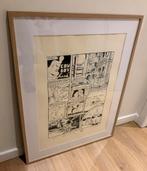 Grote lithografie cowboy Henk, Ophalen of Verzenden