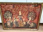 Antiek Frans wandtapijt De dame en de Eenhoorn, Antiek en Kunst, Ophalen