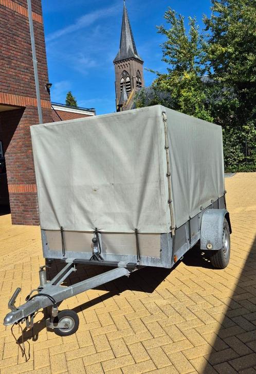 Aanhangwagen met verlaagde huif, 850 kg, Auto diversen, Aanhangers en Bagagewagens, Zo goed als nieuw, Ophalen