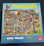 That’s life puzzel - Bouwplaats bouw 1000 stukjes Goliath, Ophalen of Verzenden, 500 t/m 1500 stukjes, Gebruikt, Legpuzzel