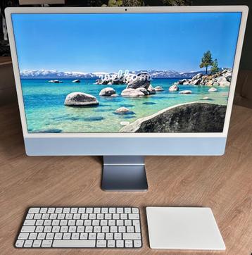 iMac 24” 256GB / 8GB blauw 2021 beschikbaar voor biedingen