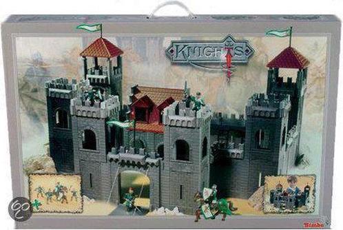 Mega kasteel met ophaalbrug grijs, Kinderen en Baby's, Speelgoed | Playmobil, Zo goed als nieuw, Ophalen of Verzenden