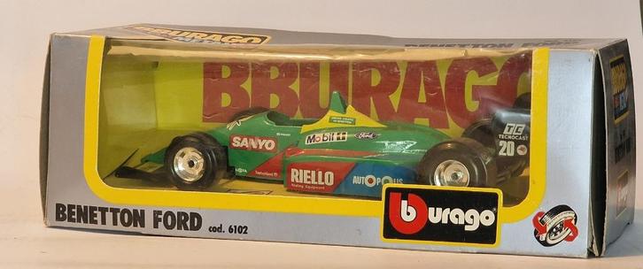 Bburago Benetton Ford F1 – 1:24 Die-Cast Modelauto, Hobby en Vrije tijd, Modelauto's | 1:24, Zo goed als nieuw, Auto, Bburago