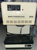 Quick 0930 espresso apparaat met melkopschuimer, Witgoed en Apparatuur, Koffiezetapparaten, Gebruikt, Afneembaar waterreservoir