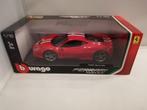 Ferrari 458 Speciale BBurago 1:18, Ophalen of Verzenden, Zo goed als nieuw, Bburago