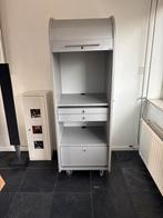 KLENK Kast op Wielen, roldeur is beschadigd, Ophalen, Gebruikt, 50 tot 100 cm, Metaal