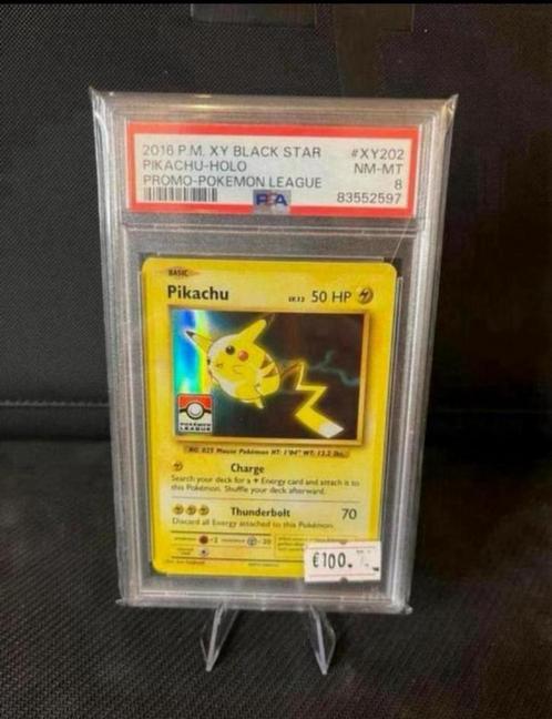 Pikachu - Pokemon, Hobby en Vrije tijd, Verzamelkaartspellen | Pokémon, Zo goed als nieuw, Losse kaart, Ophalen of Verzenden