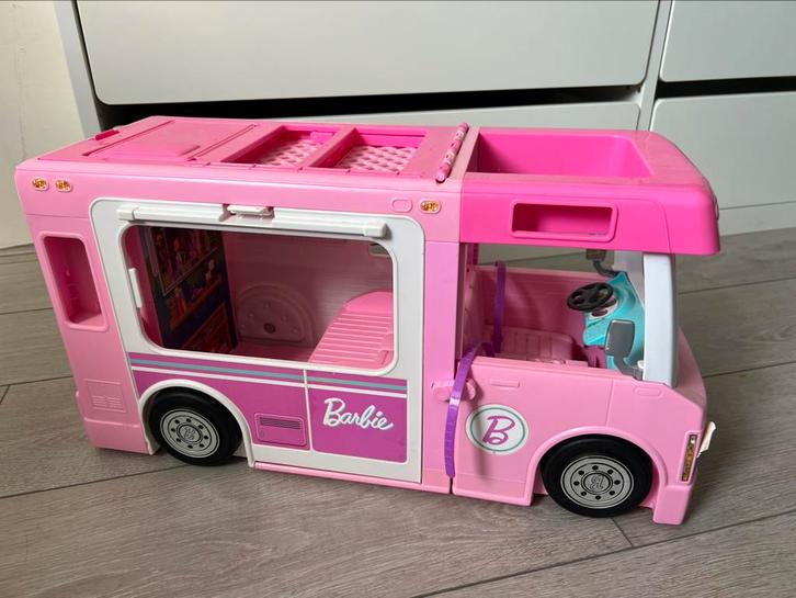 Barbie droomcamper, Kinderen en Baby's, Speelgoed | Speelgoedvoertuigen, Gebruikt, Ophalen of Verzenden
