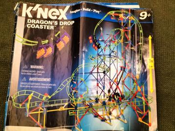 K'nex Dragon's Drop Coaster - Compleet! beschikbaar voor biedingen