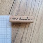 Nikkidotti houten stempel, snailmail, Ophalen of Verzenden, Zo goed als nieuw, Houten stempel