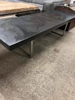 Design salon tafel met ijzeren poten, Ophalen, ., 50 tot 100 cm, .