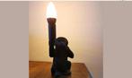 Staande lamp aap zwart, Ophalen of Verzenden, Zo goed als nieuw, Minder dan 50 cm