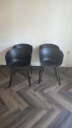 Eetkamerstoelen / tuinstoelen, Huis en Inrichting, Stoelen, Ophalen, Kunststof, Zwart, Zo goed als nieuw
